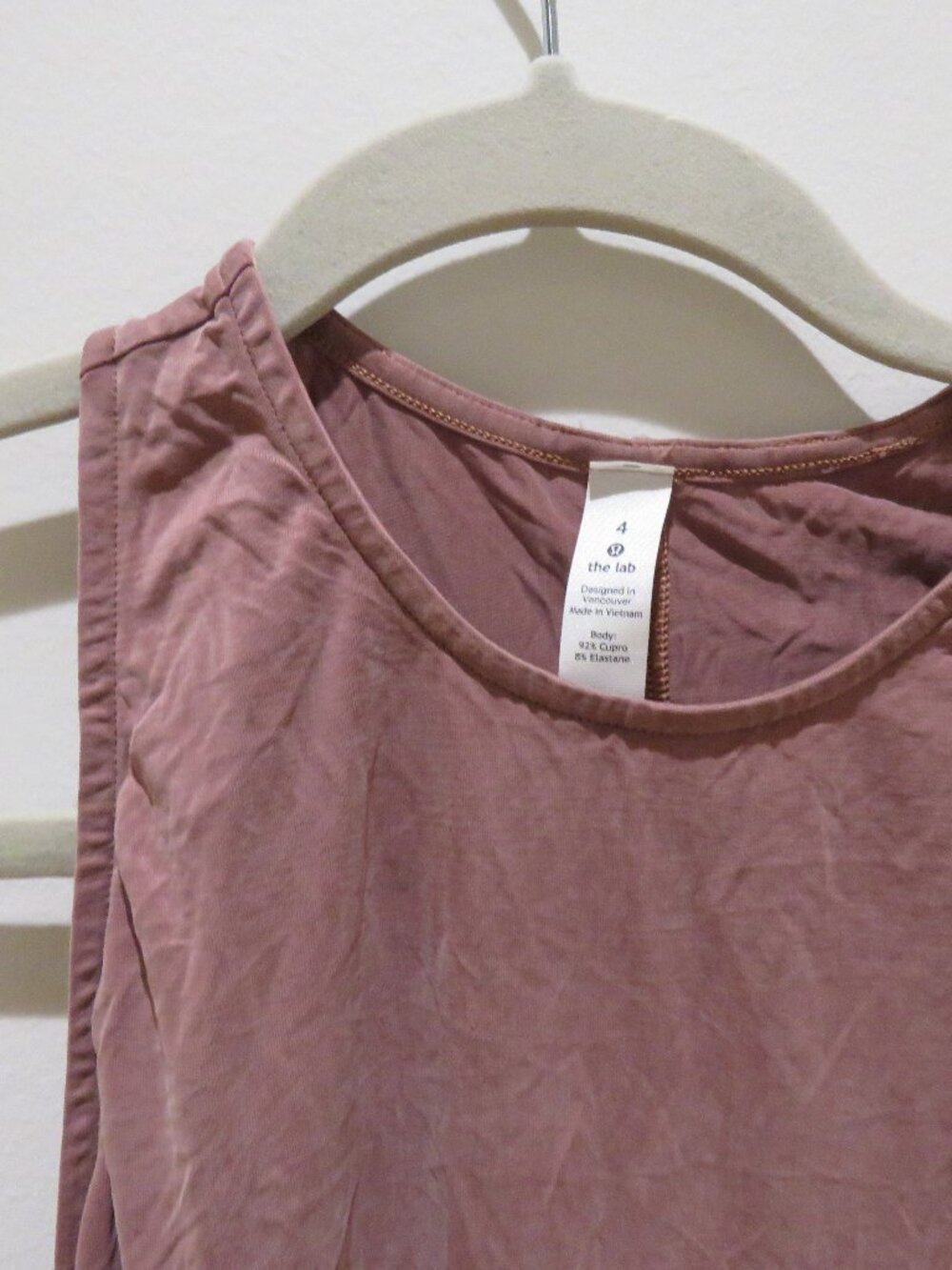 LULULEMON LAB Restore Tunic Top in Red Dust Size 4 Athleisure Workout Travel - Picture 6 of 12